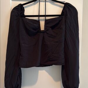 Elegant Black Women's Top